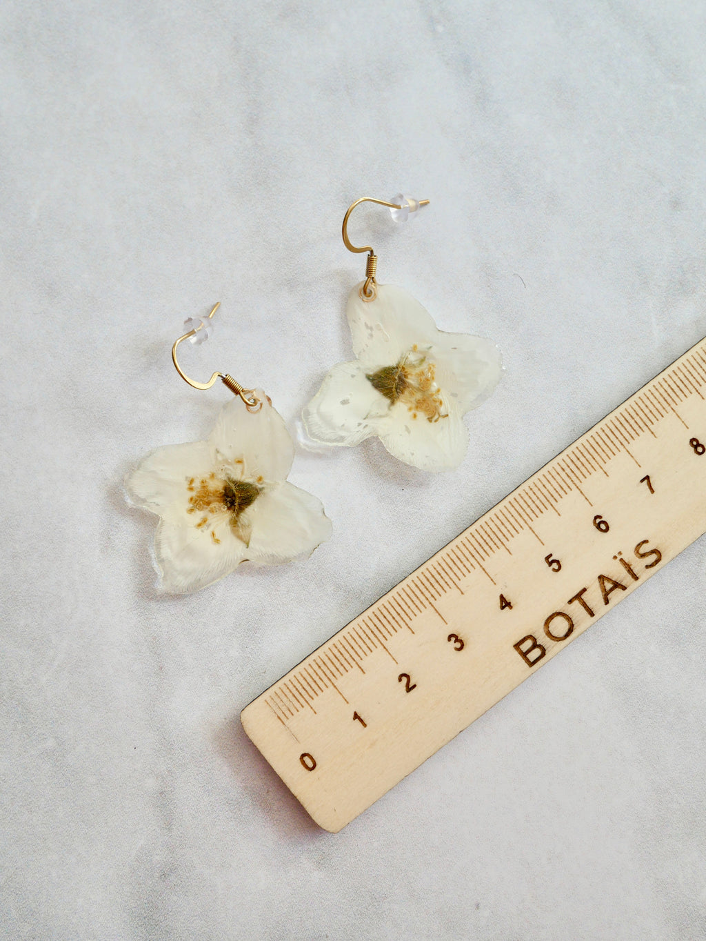 Boucles d’oreilles seringat crochet
