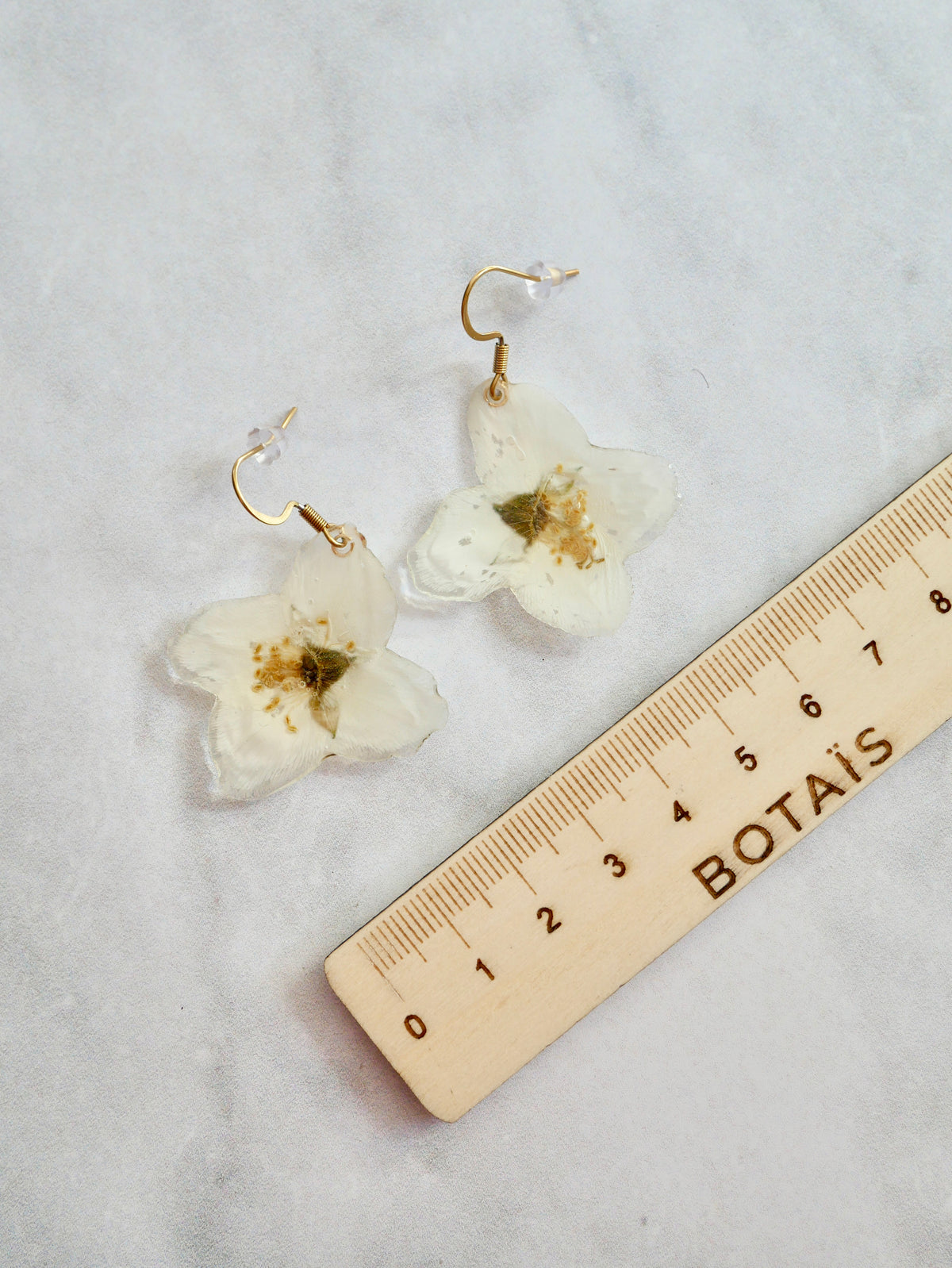 Boucles d’oreilles seringat crochet