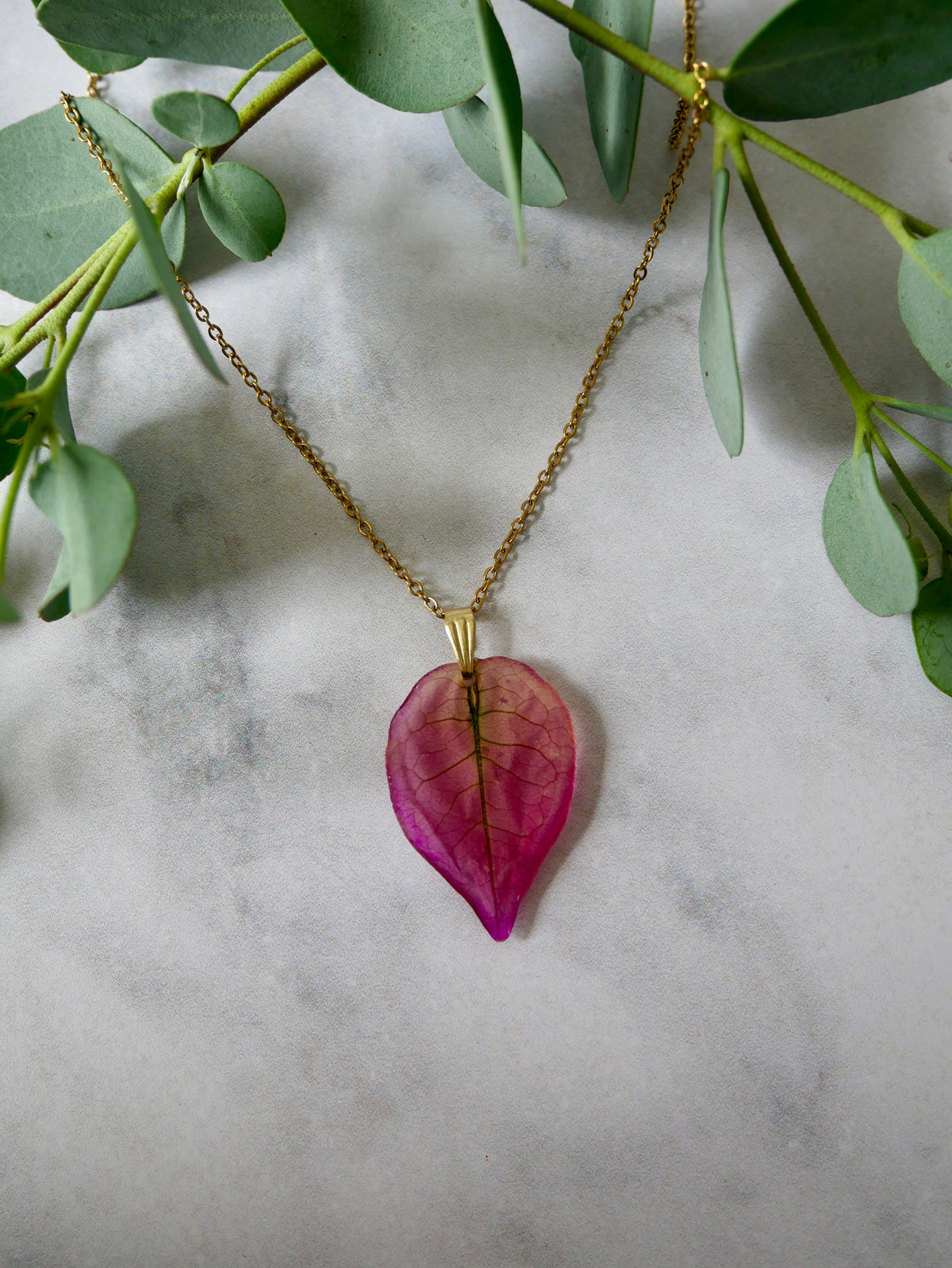 Collier bougainvilliers