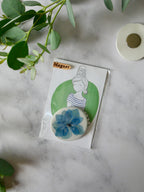 Magnet hortensia bleu