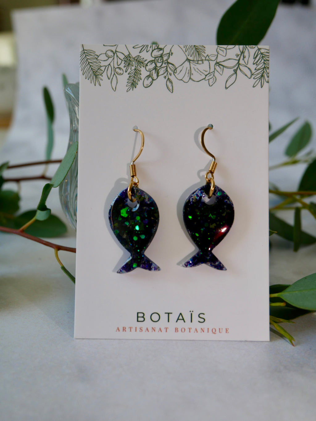 Boucles d’oreilles poissons