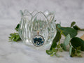 Collier hortensia plat cercle