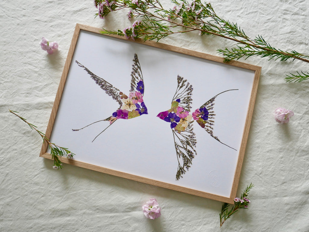 Affiche Hirondelle A3