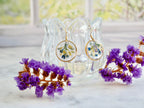 Boucles d’oreilles O hortensia
