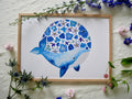 Affiche Baleine A3