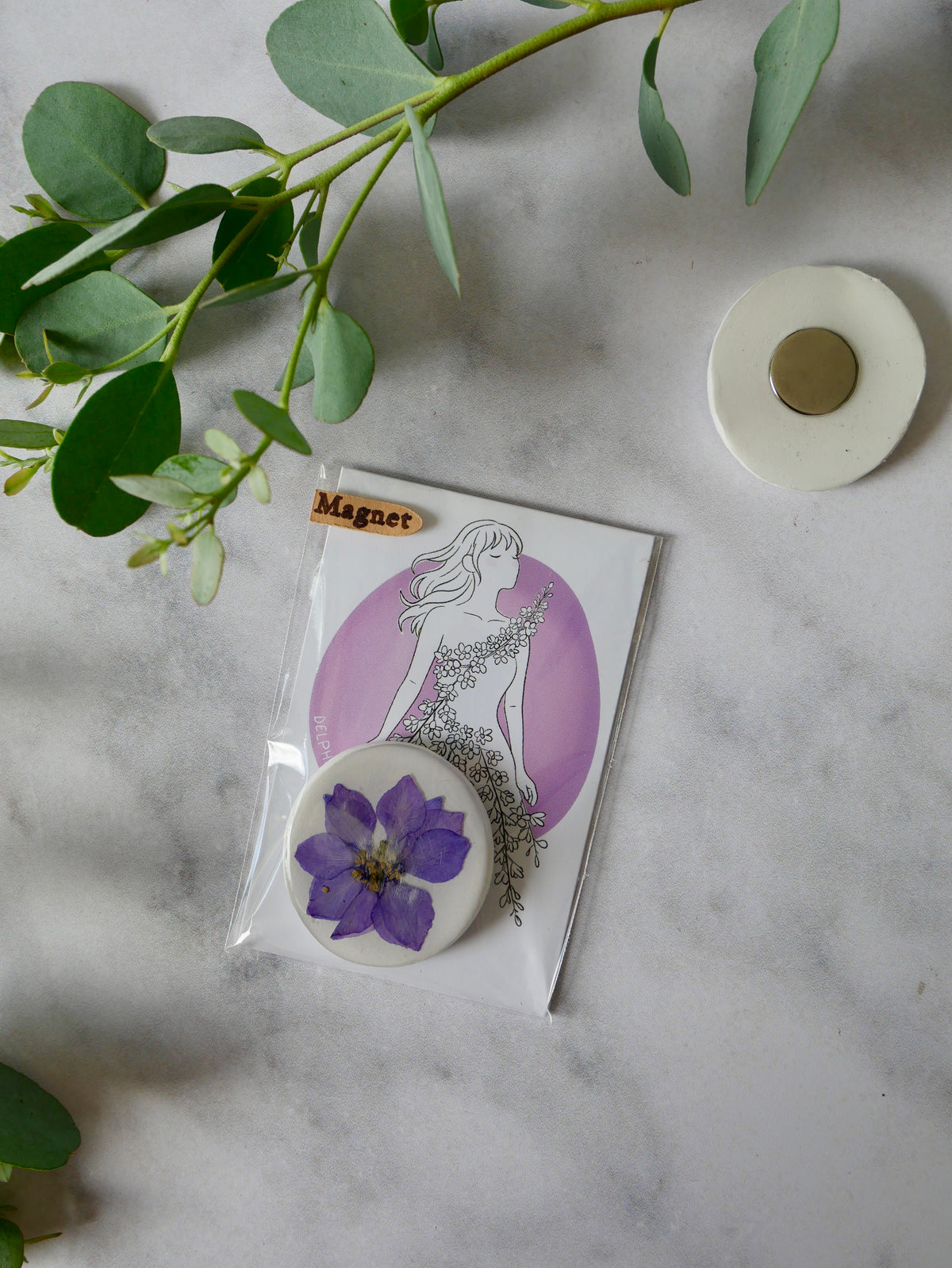 Magnet delphinium violet