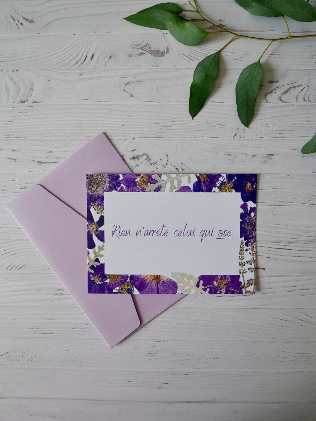Carte message « ose »