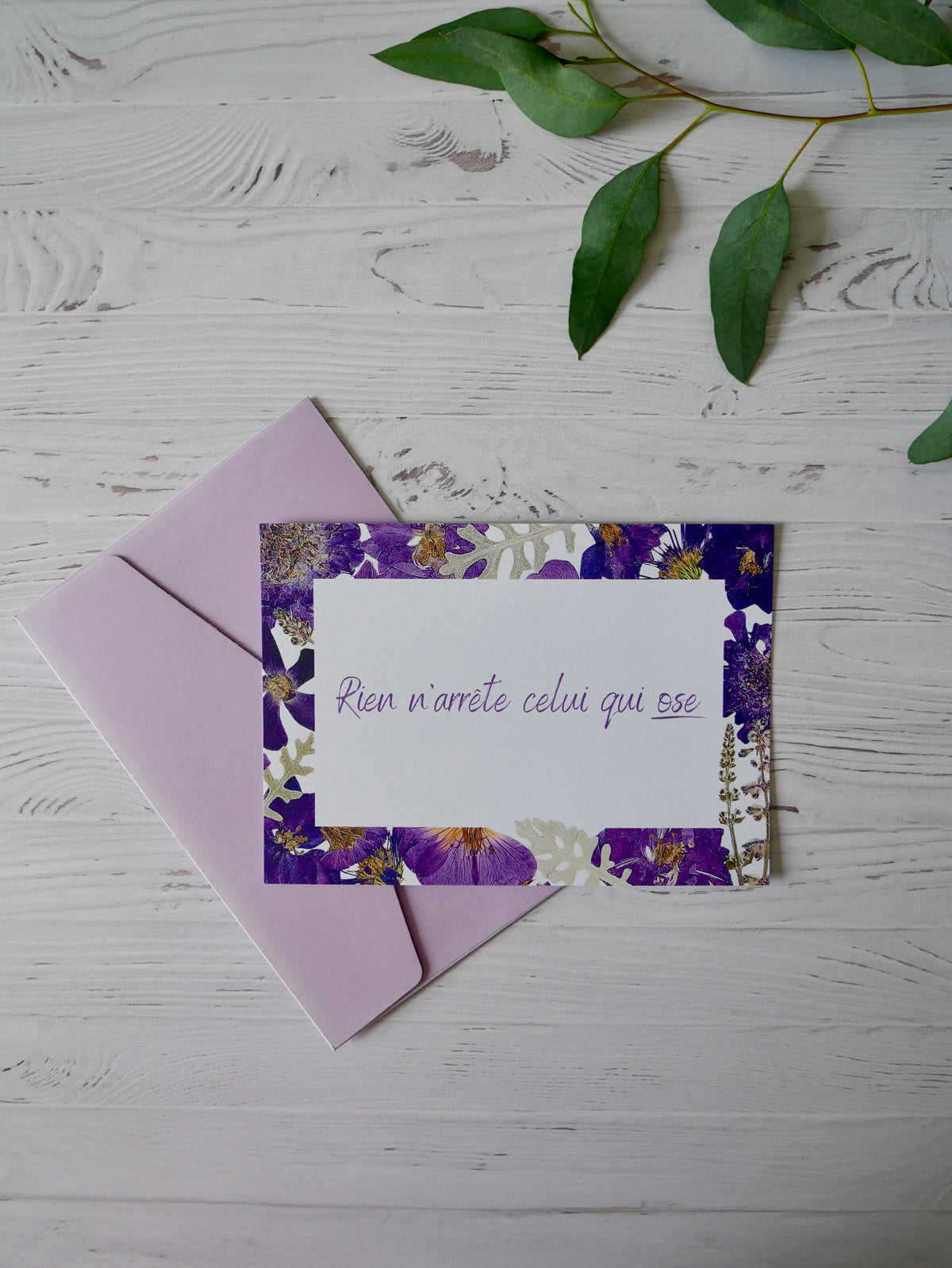 Carte message « ose »