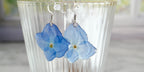 Boucles d’oreilles hortensia crochet