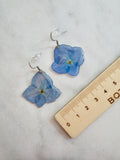 Boucles d’oreilles hortensia crochet