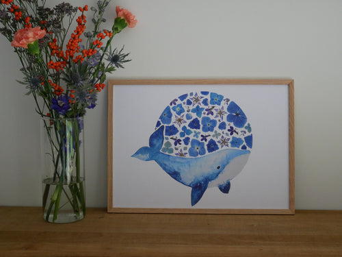 Affiche Baleine A3