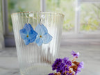 Boucles d’oreilles hortensia crochet