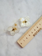 Boucles d’oreilles seringat puce
