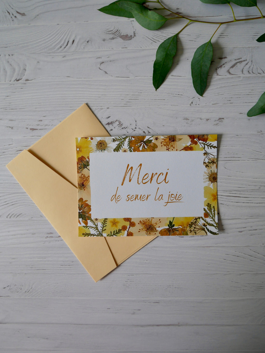 Carte message « joie »
