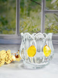 Boucles d’oreilles pétales bidens crochet