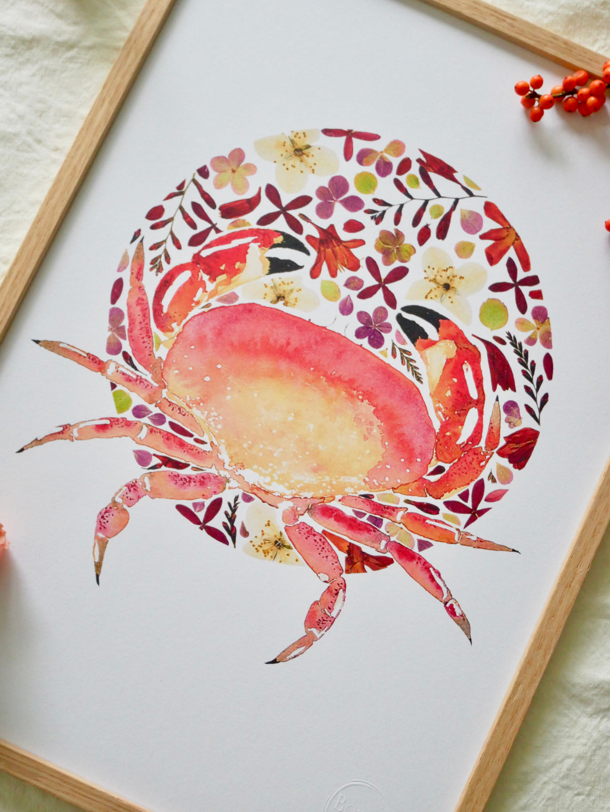 Affiche Crabe A3