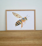 Affiche Abeille A4