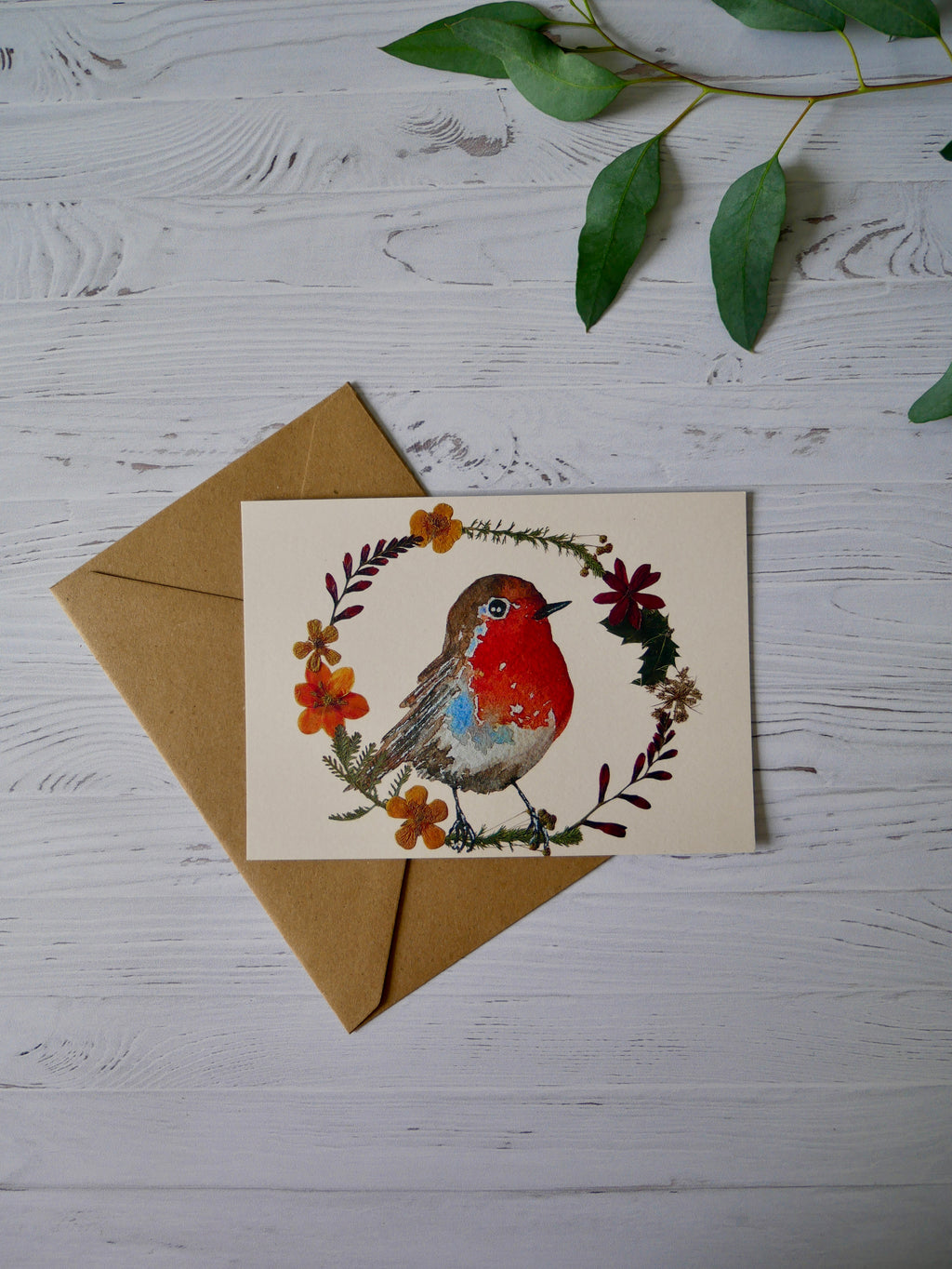 Carte « rouge gorge »