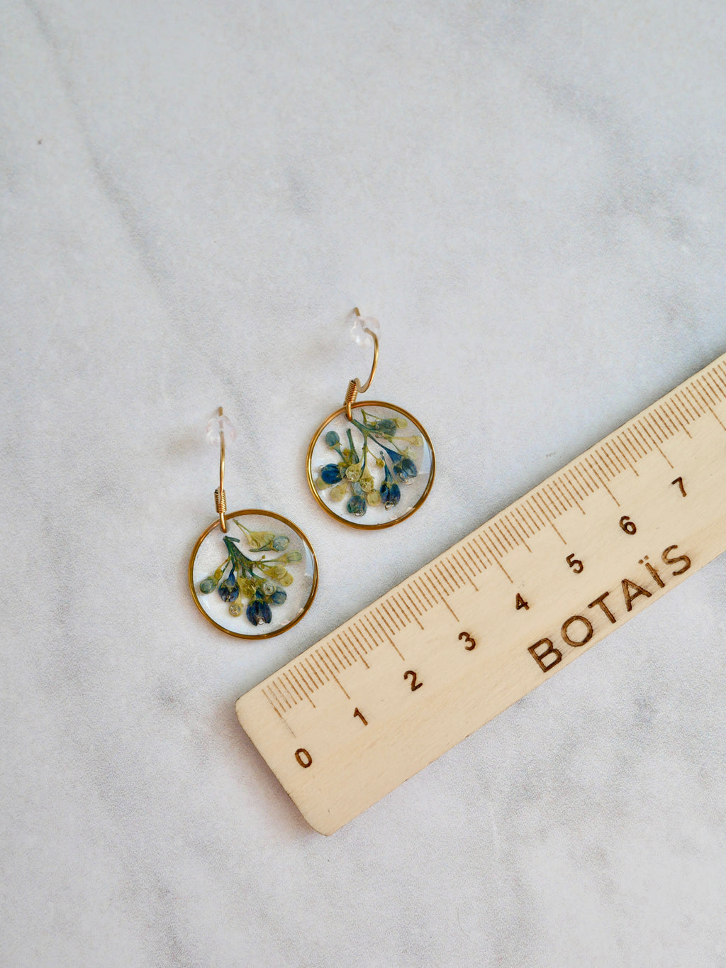 Boucles d’oreilles O hortensia