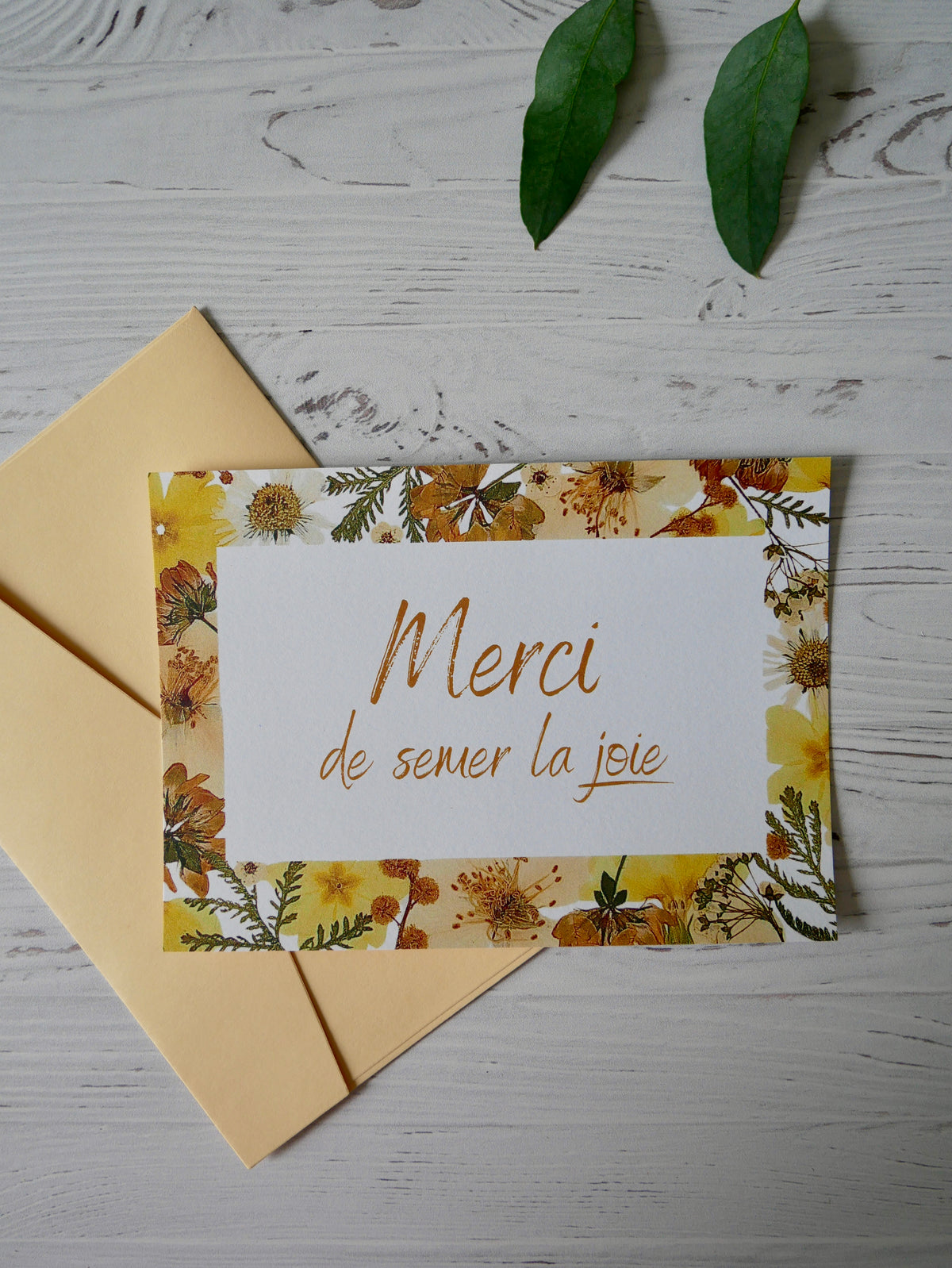 Carte message « joie »