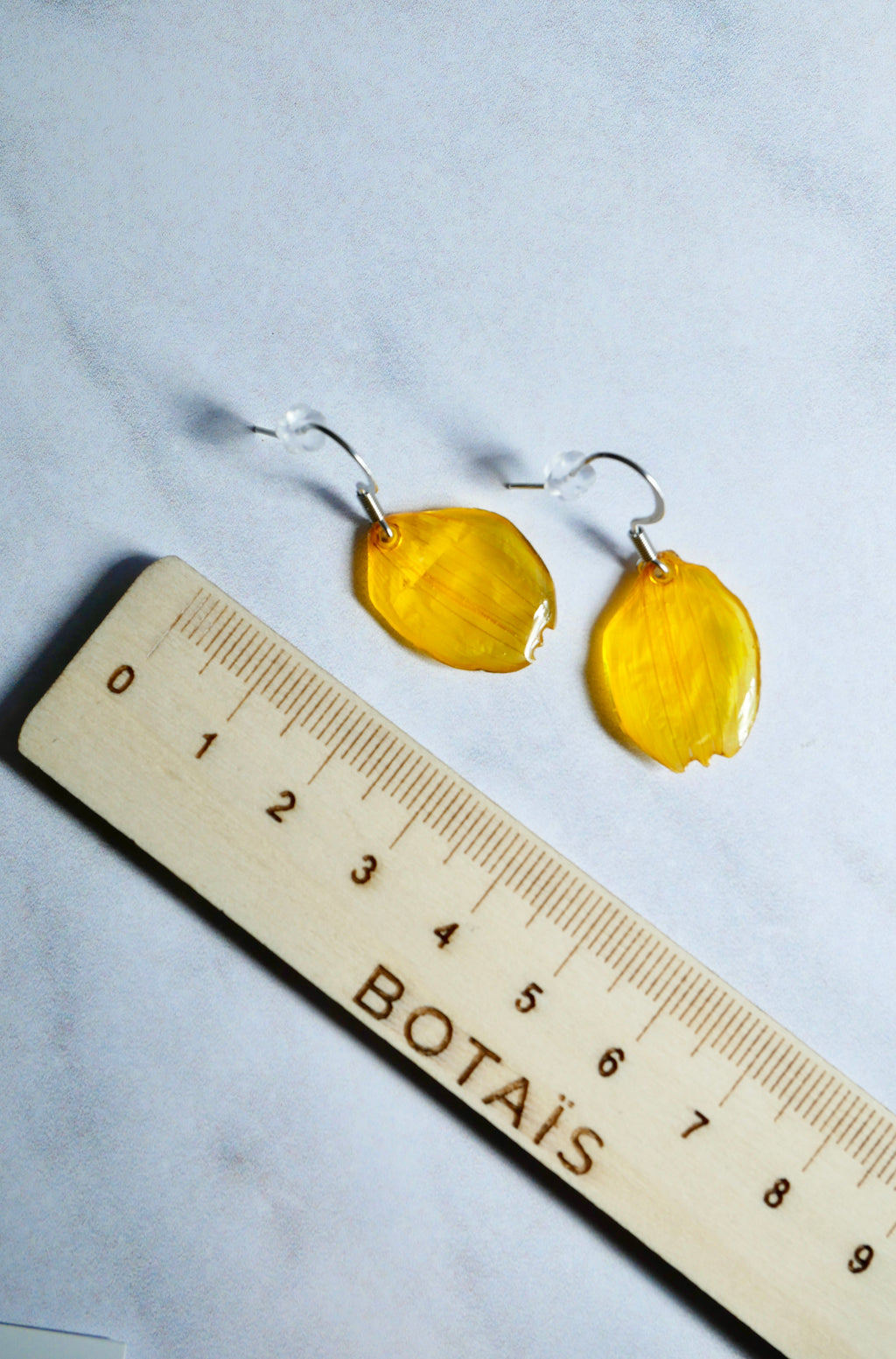 Boucles d’oreilles pétales bidens crochet