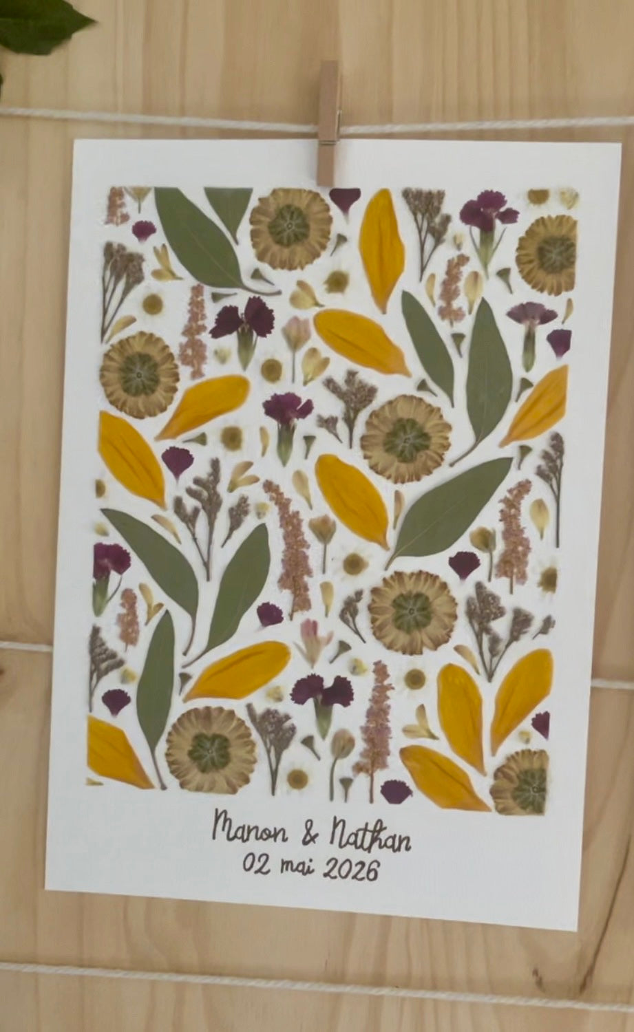 Bouquet avant transformation